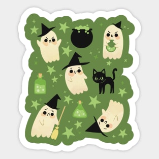 Witchy Ghosts Sticker